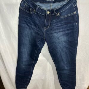 Maurices Dark Blue Ankle Jeans